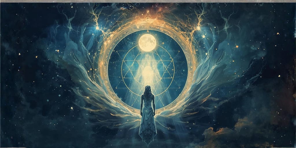 Reclaiming Friday the 13th Feminine figure in moonlight