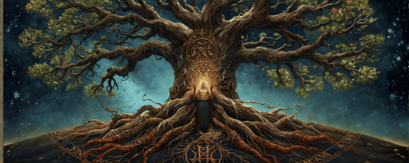 Yggdrasil with Odin
