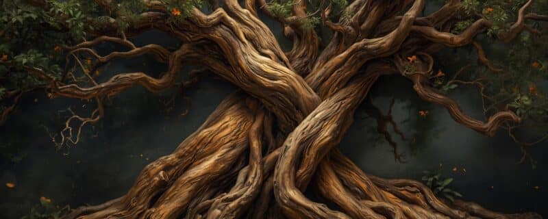 Baobab Amoureux - Lovers Baobab carrying the roots and wisdom of the Baobab