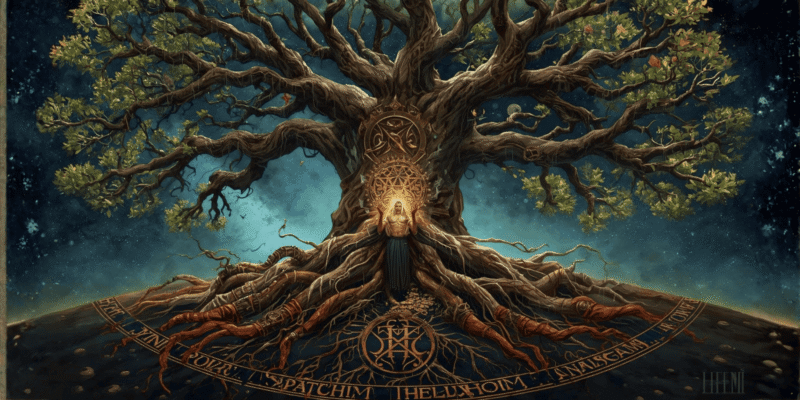 Yggdrasil with Odin