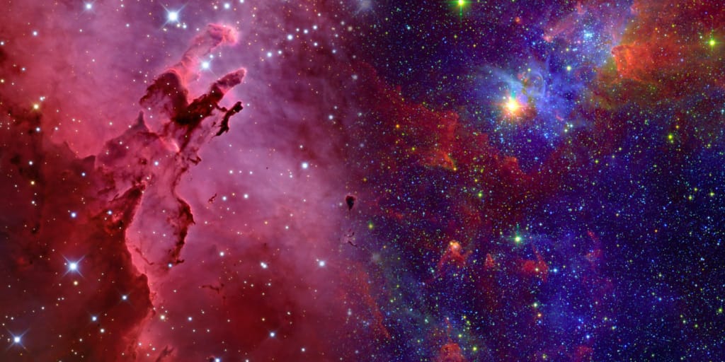 Universe Image of Chiron and Planets