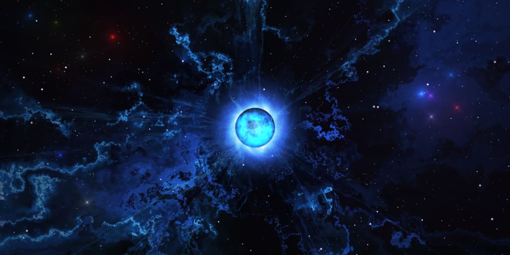 Chiron blue in black universe